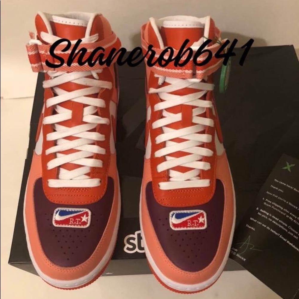 Nike Riccardo Tisci Air Force 1 High Top Pink